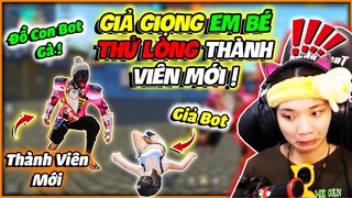 Ruby Làm BOT Giả Giọng EM BÉ Thử Lòng Độ Mê Gái Của Thành Viên Mới Và Cái Kết Là…