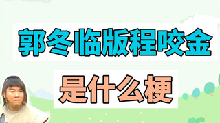 郭冬临版程咬金是什么梗？