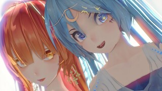 【MMD】☼ Matahari dan Bulan ☾☽ Putri Siang dan Malam【Harapan Pagi】