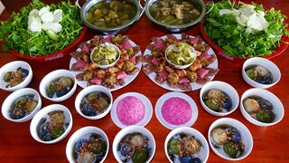 Đầy Tháng Cu Bon Con Anh Khải, Cả Nhà Cùng Làm Vài Món Đơn Sơ | MTQH