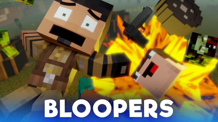 Zombie Apocalypse: BLOOPERS (Minecraft Animation)
