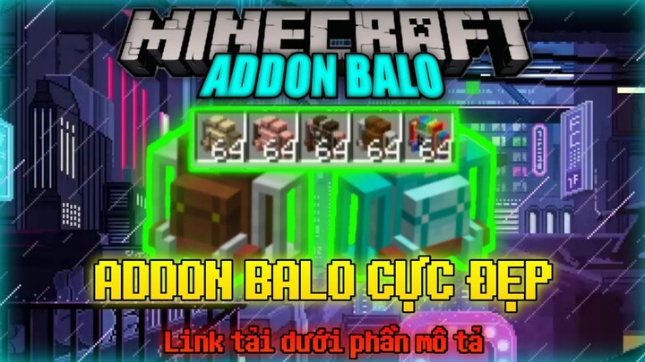 REVIEW ADDON BALO CỰC ĐẸP TRONG MCPE 1.18 | Thương GrayVN