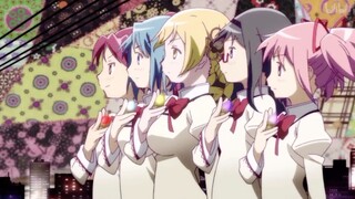 [ Puella Magi Madoka Magica ] All members + witch accelerates and turns black...