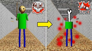 Playing Among Us in Baldi's Basics?