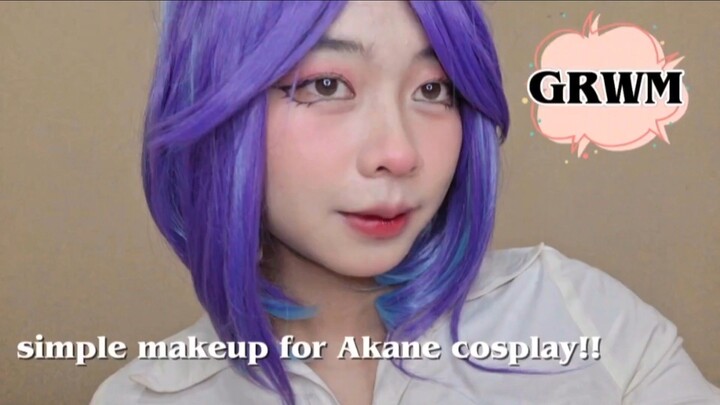 Akane Kurokawa cosplay l how i do my makeup for Akane cosplay!
