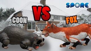 Raccoon vs Fox | Animal Fight Club [S2E9] | SPORE