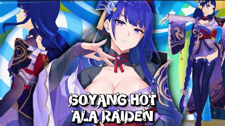 GOYANG HOTNYA RAIDEN BIKIN PENONTON SAMPE MELONGO 🤤