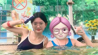 A Summer Vacation Pool Diary