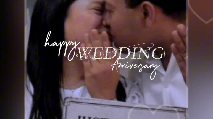 Weng and myko 1st wedding anniversary