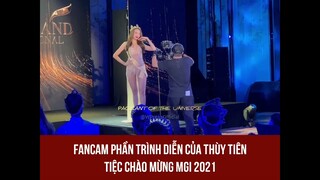 Fancam Thùy Tiên đội vương miện Hoa Hậu, hô tên Việt Nam tại Miss Grand International 2021