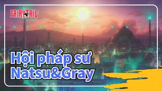 Hội pháp sư|Natsu phóng hỏa để trở nợ và Gray bị bắt gặp cởi áo.