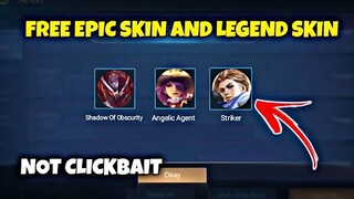 FREE " LEGEND AND EPIC * SKIN NOW! FOR 0₱ ( DONT MISS IT ) • MOBILE LEGENDS BANG 2021