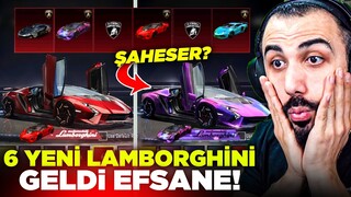 6 YENİ LAMBORGHINI VE GİZLİ ŞAHESER LAMBORGHİNİ?? 😱 (OYUNUN EN HIZLISI) YENİ SETLER! | PUBG MOBILE