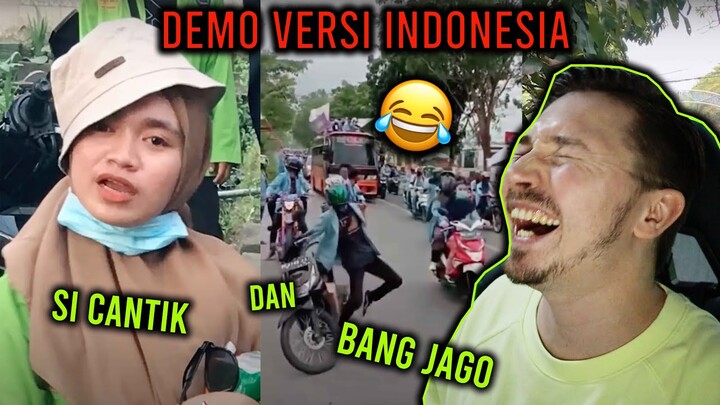 BULE 🇩🇪 REAKSI KE KELAKUAN GOKIL PAS DEMO WARGA TIKTOK PART 3! NGAKAK CUK!