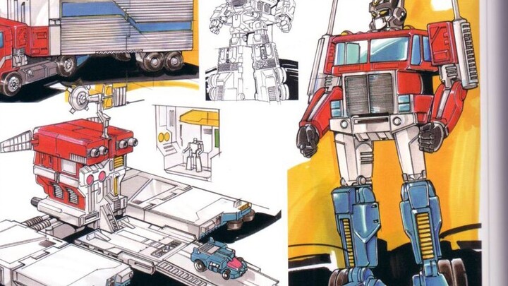Abandoned designs of Transformers G1 that were not officially released. Source: 2004 Japanese versio