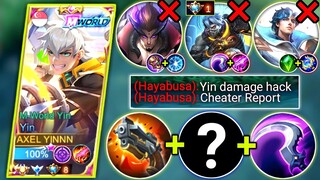 YIN VS MYTHICAL GLORY HAYABUSA & YUZHONG | YIN BEST BUILD & EMBLEM 2023 | MOBILE LEGENDS