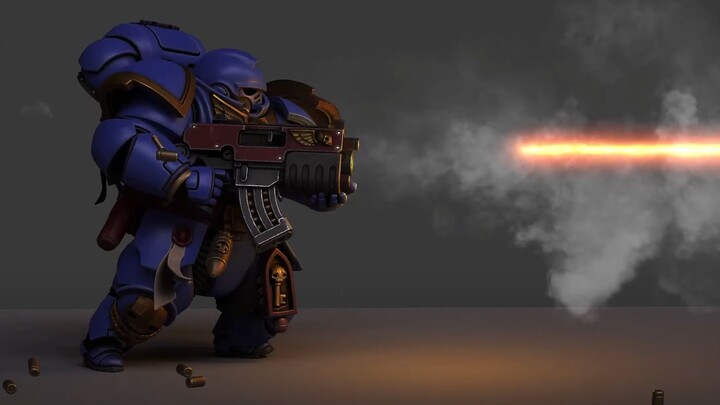 【Warhammer 40k】Running & Shooting/Russian Combat MZ Animation Tool Test