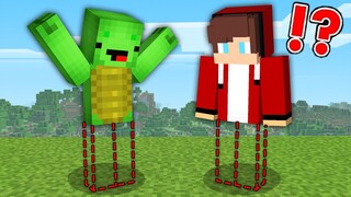 How Mikey & JJ Survive Without Legs in Minecraft Challenge (Maizen Mizen Mazien)
