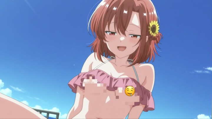 18+ Loli Yuri adegan di pantai🤤