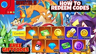 Monster M All Giftcodes - How to Redeem Codes // Monster M Free 3 Codes
