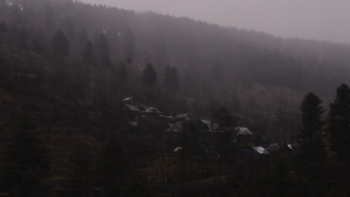First Snowfall of Winter in Pir Panjal Ranges, Kashmir | Raw Nikon Footage (ASMR)