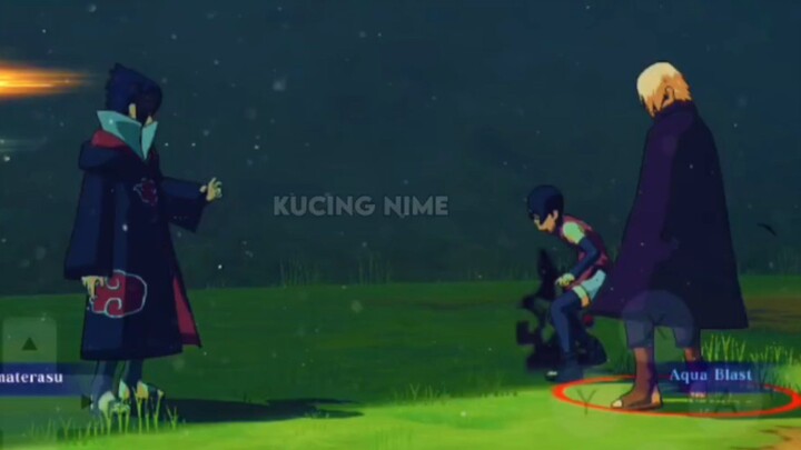 Sasuke Akatsuki ketemu Sarada kecil tapi di sampingnya ada Boruto Time Skip!