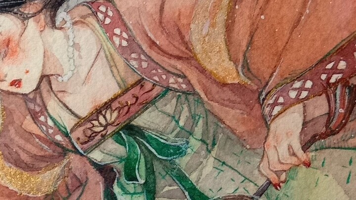 [Aquarelle] The Stunning Love of Red and Green