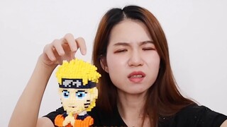 The young lady spent 14 hours "challenging hell" to complete the 1570-piece Naruto jigsaw puzzle, an