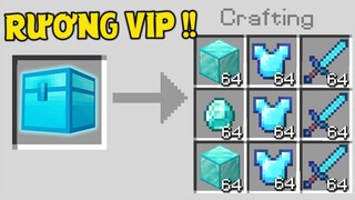 THỬ THÁCH SINH TỒN TRONG THẾ GIỚI TOÀN LÀ RƯƠNG VIP #2 *CHẾ TẠO RƯƠNG KIM CƯƠNG CỰC VIP*