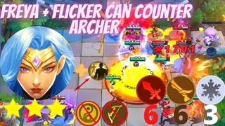 PAST SEASON META THIS SEASON FORGOTTEN | WIN AGAINST ARCHER WITH FREYA IS EASY IF FREYA GOT FLICKER