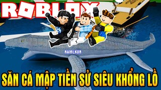 Săn Con Cá mập Khổng Lồ Tiền Sử To Bằng Con Tàu TITANIC | SharkBite | Vamy Trần