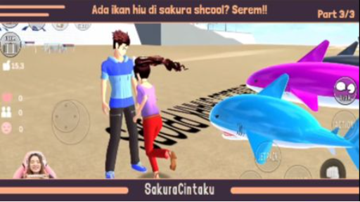 WAH ADA IKAN HIU DI SAKURA SCHOOL!! SEREM DEH