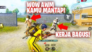 GA NYANGKA! SKILL AWM AKU DI PUJI OLEH TIM DARI CHINA! - PUBG MOBILE