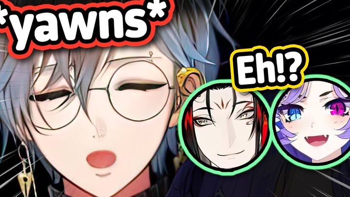 Ike yawned during a live broadcast, catching Vox and Selen off guard.