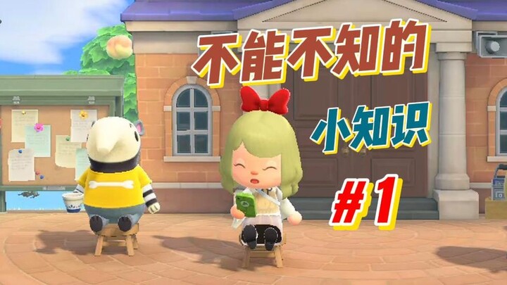 【动森の日常】必须要知道的小知识#1