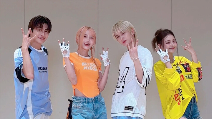 240821 TWS Supersonic ❤️‍🔥 with Hyungseop, Jihun, Song Ha-young, Lee Na-kyung from fromis_9 – cute m