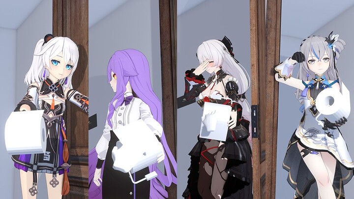 Saat kamu ke toilet dan lupa membawa tisu