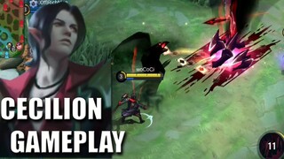 New Hero Cecilion First Gameplay 🟢 MLBB