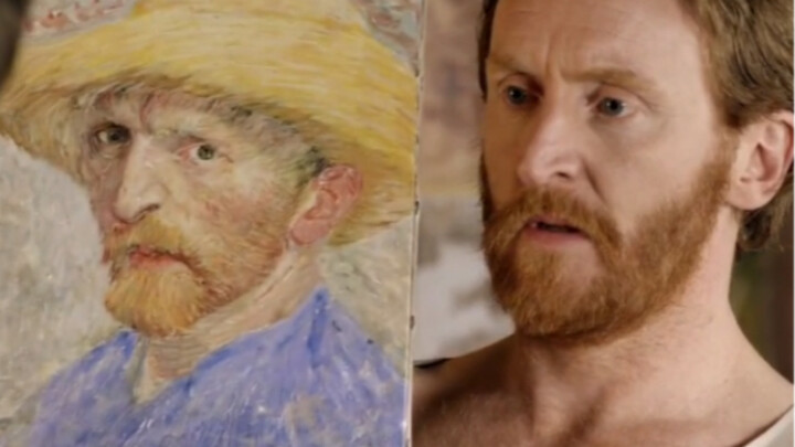 Van Gogh accidentally traveled back to modern times, saw his exhibition hall, and cried like a child