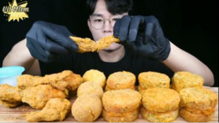 Hệ đồ chiên tấp vô phần 2 #mukbang
