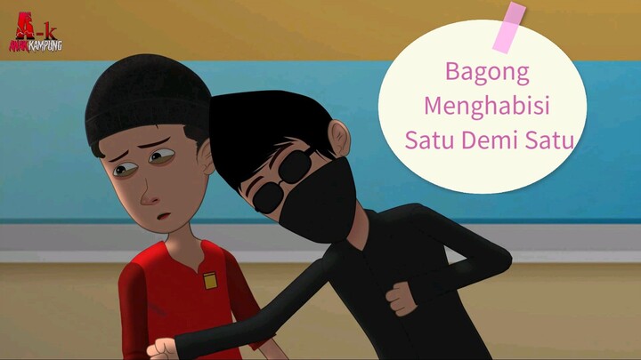 Nizam Menjadi Korban Keganasan Bagong - Anak Kampung 2D .