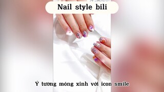 Ý tưởng móng xinh với icon smile