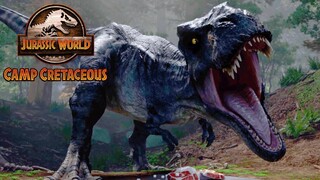 Breaking Up a T-Rex Battle | JURASSIC WORLD CAMP CRETACEOUS | NETFLIX