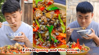 What do you think of my spicy snail chicken, have you tried it? | songsong and ermao