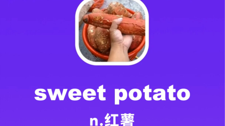 sweet potato:khoai lang