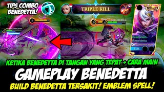 TUTORIAL BENEDETTA TERBARU❗ COMBO BENEDETTA EXP❗ BUILD BENEDETTA TERSAKIT❗ GAMEPLAY BENEDETTA GLOBAL