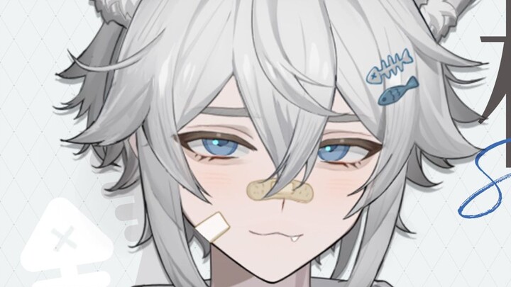 [Trưng bày mô hình Live2D] 🐟Cậu bé mèo siêu thông minh! Có cơ hội nào tôi có thể câu cá cho bạn ăn k