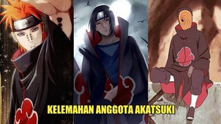 KELEMAHAN SELURUH ANGGOTA AKATSUKI YANG JARANG DIKETAHUI