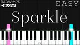 Kimi no Na wa (Your Name) - Sparkle | EASY Piano Tutorial