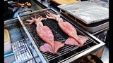 Korean Street food Spicy grilled Giant squid